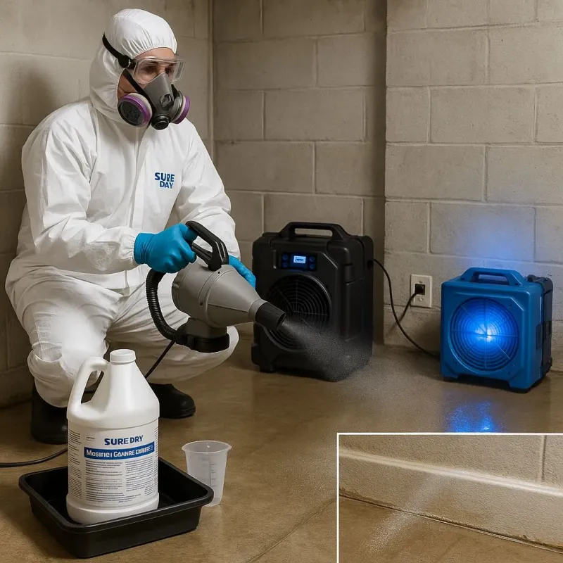 Sanitization and Odor Removal process in Abita Springs, LA