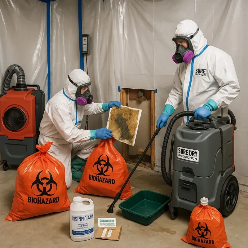 Contaminated Water Handling Protocols process in Abita Springs, LA